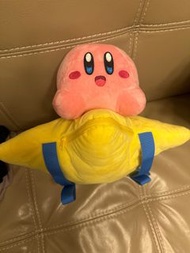 星之卡比傳送星造型絨毛雙肩背包