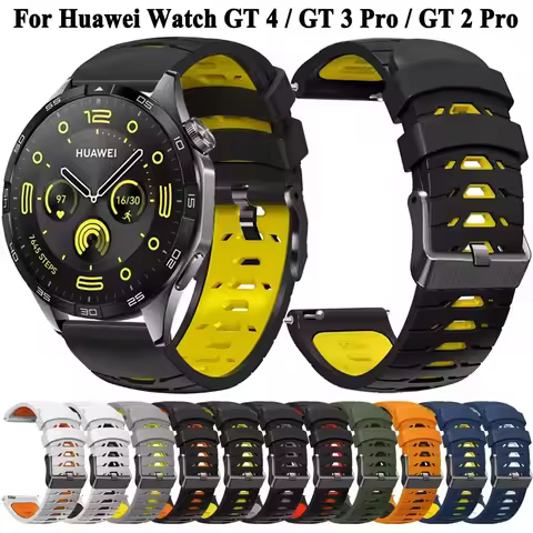 22mm Watchband Strap For HUAWEI Watch GT 3 SE Buds Watch 4 Pro Silicone Band Huawei GT2 GT3 2 Pro 46
