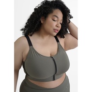Chase Front Zip Sports Bra - Black