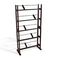 Atlantic Element Media Storage Rack - Holds Up to 230 CDs or 150 DVDs, Contemporary Wood & Metal Des