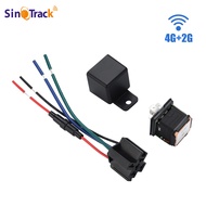 SinoTrack Car GPS Mini Tracker ST-907L 2G+4G Hide design Relay Tracking Device GSM Locator Remote Co