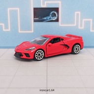majorette chevrolet corvette c8 Car Model Red