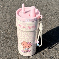Cute hello kitty thermos bottle, capacity 500ml, 316 stainless steel