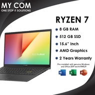 Asus VivoBook 15 OLED M513U-AL1259TS 15.6'' FHD Laptop Notebook (Ryzen 7 5700U, 8GB, 512GB SSD, ATI,