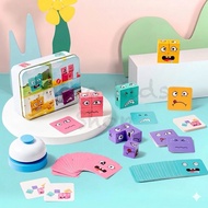 Face Change Rubik's Cube Change Expression Emoji Match Game For Kids Mainan Mengubah Emoji Bentu Muk
