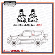 Decals Dakar Rally Off Road diecut sticker