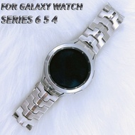 สายสแตนเลสสำหรับนาฬิกา6คลาสสิก47มม. 46มม. 43มม. 42สายโลหะ4/5/6 44มม. 40มม. สำหรับ Galaxy Watch 5Pro 45มม.