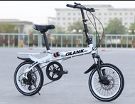 Foldable Bike 全新 摺合單車 GLANK 摺疊單車 14吋 變速 6速 雙減震 雙碟剎 小輪車