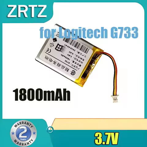 Durable 3.7V 1800mAh earphone Battery for Logitech G733 + Free Tools