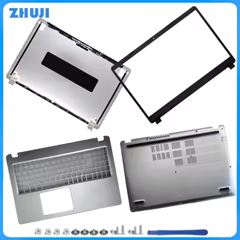 For Aspire 5 A515-52 A515-52G 52K Replace Cover LCD Back Cover Front Bezel Palmrest Bottom Case Silv