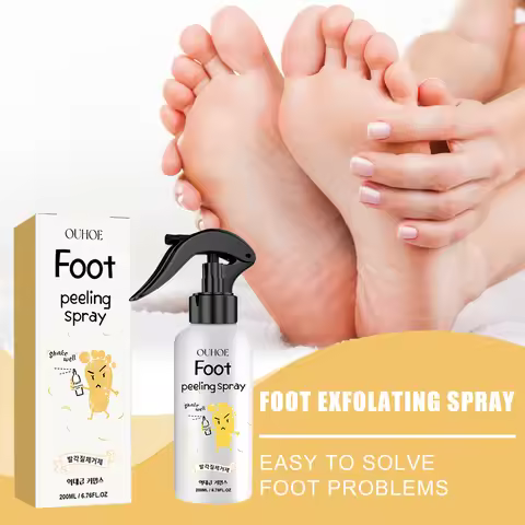 Foot exfoliating spray: repairs, brightens, removes dead skin, calluses, and repairs dry cracks. Foo