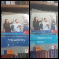 German language learning book netzwerk neu B1 kursbuch and umbungsbuch full color