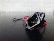 3 Pin Connector 2 Wire Charging Port For Electric Scooter