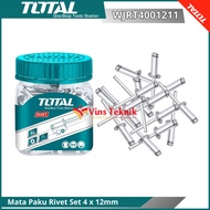 MATA Total Rivet Bit Set 4 x 12mm TOTAL WJRT4001211 Rivet Rivet Tool Set Rivet Nut