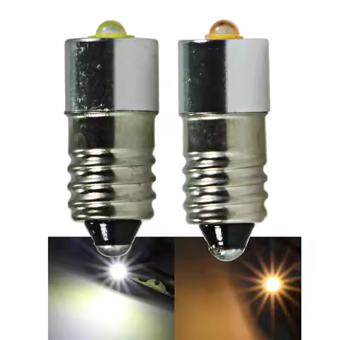 Lampadine Led Light E10 2W 6V 12V 24v 5W Auto Indicator Bulb Car Interior Instrument Lamp 3 6 12 24 