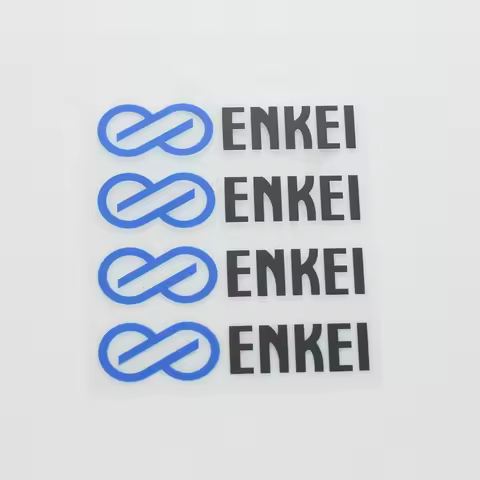 Rim Stickers ENKEI RACING Wheels PVC Decoration Tire Wheel Sticker Water Proof Styling JDM