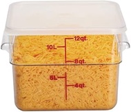 Cambro SFC12SCPP Cambro Square Seal Lid for 12, 18 and 22 Qt. Capacity Clear Camwear Containers
