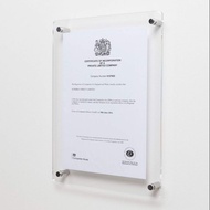 acrylic A4 frame 2mm 2