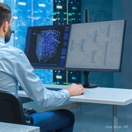 Ergotron Ergonormics LX 45-509-224Dual LCD Monitor Stand Standing Office Mobile Stand