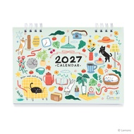 Lemonz: Desk Calendar Year 2027: Size B6