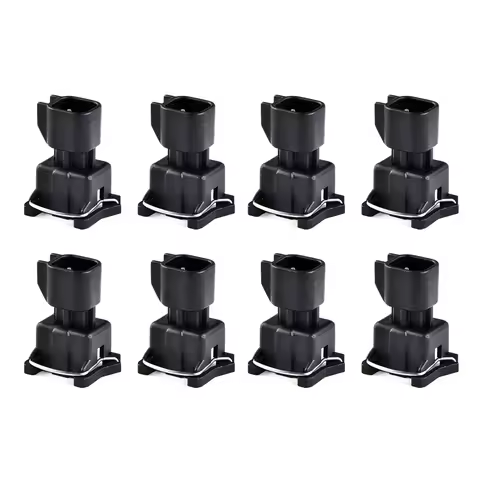 8pcs LS1 LS2 LS3 LSX Fuel Injector Connector Adapter Connector Jumper EV6 to EV1 USCAR LT1 TPI Car A