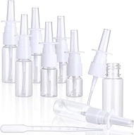 Giantree 6Pcs Nasal Spray Bottle with 1 Dropper,5/10/20 ml Refillable Atomiser Spray Bottle Reusable