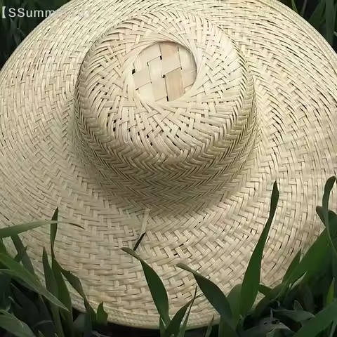 【SSummer10】Bamboo Shade Hat Summer Shade Hat Farmers Work Sun Hat Outdoor Garden Shade Breathable St