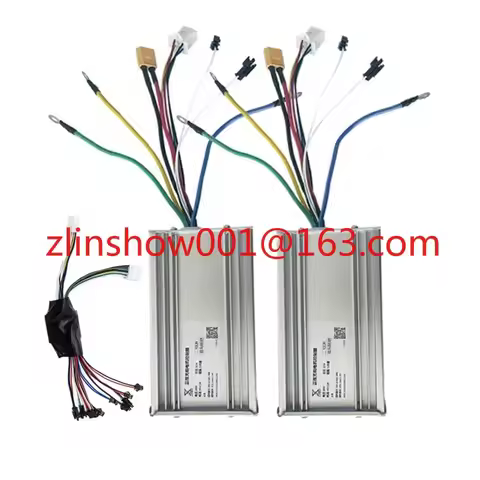 60V 50A 6000W 3000w*2 Electric Scooter Dual Motor Controller Replacements， for Halo Knight T107 Pro 