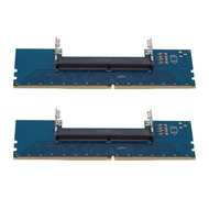 2X Laptop DDR4 SO-DIMM to Desktop DIMM Memory RAM Connector Adapter Desktop PC Memory Cards Converter Adaptor
