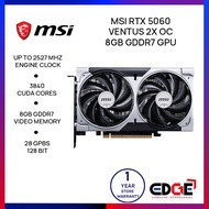 EDGE | MSI RTX 5060 Ventus 2X OC 8GB GDDR7 GPU Graphics Card