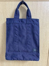 PORTER SMOKY 手提袋 (極新淨) Navy 深藍色