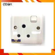 HAGER 8000 SERIES 15A SWITCH SOCKET