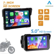 GPS Navigation Maps Motorcycle Android Auto Carplay Motor 5 Inch and 7 Inch