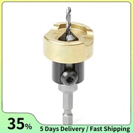 82 Degree Woodworking Countersink Drill Bits Carbide Tipped with Adjustable Depth Stop No Thrust Bal