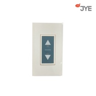 Nút nhấn cửa cuốn âm tường JY-PB3 màu trắng màu xám màu trắng có bo góc AC 250V/ 3A JYE