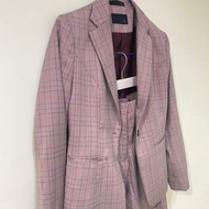 可換物*一流男士西服 女版手工訂製羊毛料西裝 外套+褲子 門市可修改