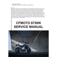CFMOTO 675NK 675 NK 2025 - 2026 Workshop Repair Service Manual + Parts Catalogue