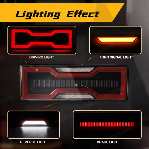 LED Tail Lamp Brake Turn Signal Lamp Reverse Driving For Toyota Land Cruiser FJ75 70 75 78 79 Series
