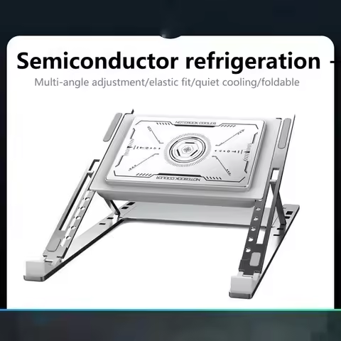 Semiconductor Laptop Cooler Cooling Gaming Laptop Base Bracket Aluminum Alloy Cooling Multi Level Ad