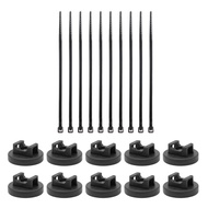 Magnetic Zip Tie Mounts Base Releasable Cable Zip Ties Easy Installation Multipurpose Cable Zip Tie 