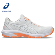 ASICS NETBURNER SHIELD FF WOMEN NETBALL SHOES IN WHITE/BRIGHT SUNSTONE