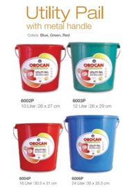 OROCAN High Quality Pail With Metal Handle (PAIL ONLY) / TIMBA