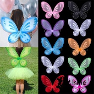 Popp-Kids Adult Fairy Wings Girls Butterfly Wings Costume Fairy Glitter Wings Cosplay Outfits for Pa