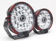 Đèn pha LED bi cầu siêu sáng chiếu xa chuyên dùng xe offroad tàu sông salan... : 9 inch 9~30V 165W (