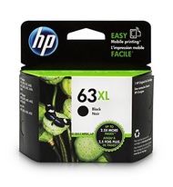 HP 63XL Black High Yield Original Ink Cartridge (F6U64AN) for HP DeskJet 1112, 2130, 2132, 3630,...
