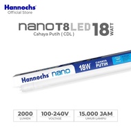 [| hannochs lampu led nano t8 18 watt cahaya putih - lampu neon