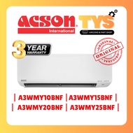 [💯ORIGINAL] Acson Inverter 4star 5star R32 Air-Conditioners 1.0hp 1.5hp 2.0hp 2.5hp (A3WMY_BNF)