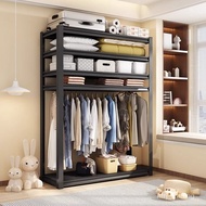 Shelf Open Clothes Rack Wardrobe Apartment Rental Room into Wardrobe Simple Assembly Coat Rack Multi-Layer Storage Rack