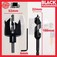 Black Hardware Hole Saw Bit Wood Drill Bit Hole Kit Tebuk Panabuk Lubang Mata Drill Tebuk Lubang Kay