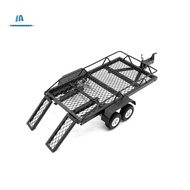 Black RC Car Metal Hitch Mount Trailer Upgrade Parts Accessories for 1/24 RC Trx4m Scx24 Fms24 FMS18
